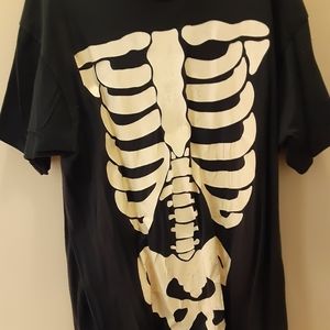 A vintage skeleton T shirt.